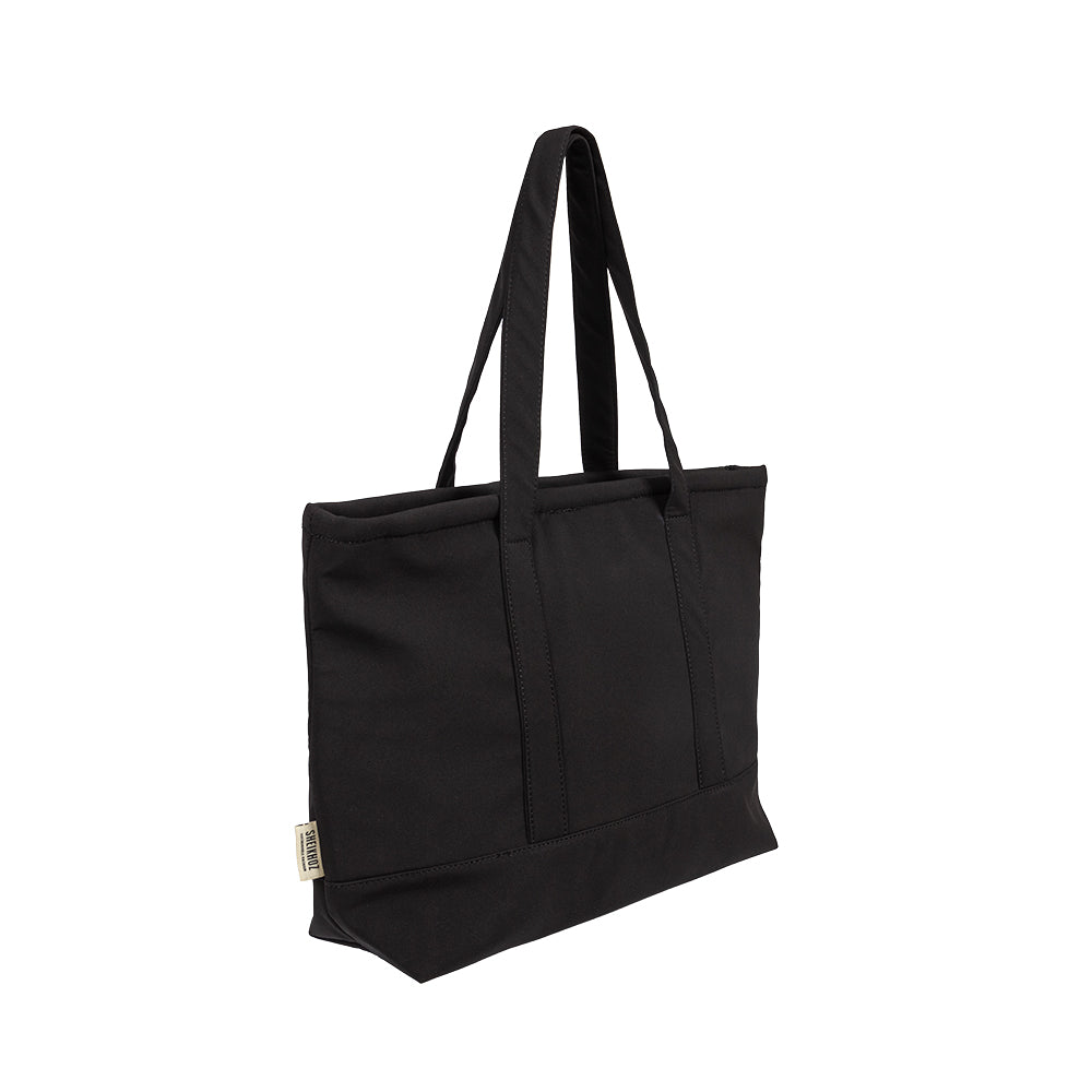 Ink Black Charm Tote β Stylishly Strong, Perfect for College Life