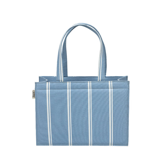 Coastal Blue Striped Tote – Summer Essential