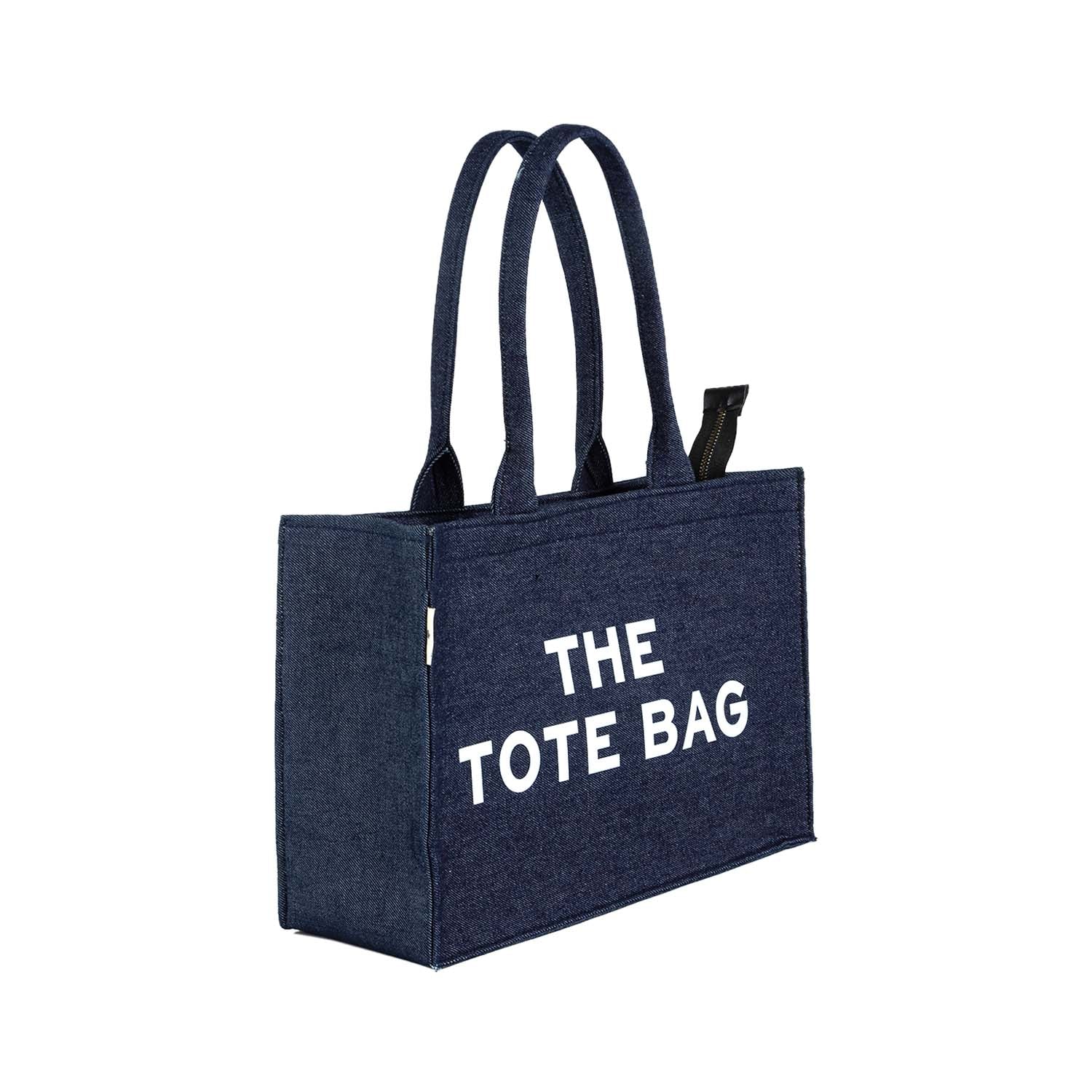 The Tote Bag - Navy Denim Mimi Bag