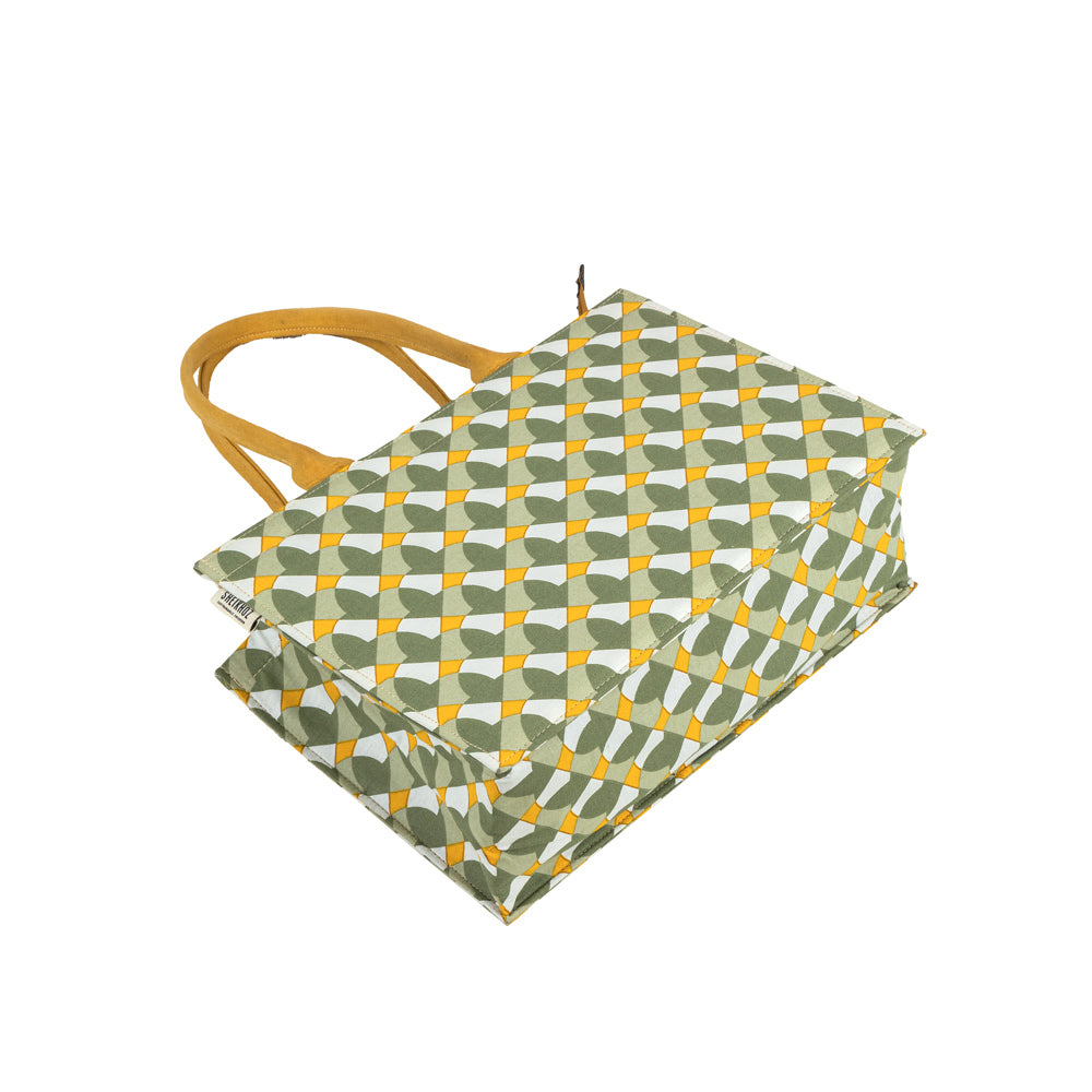 Olive Grove Tote with Mustard Handle - Classic Edition