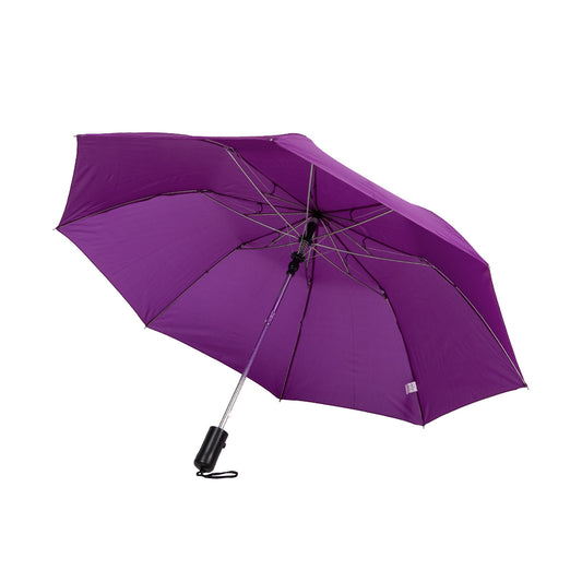 Plum Breeze Auto-Open Umbrella – Elegant Shield from Sun & Rain