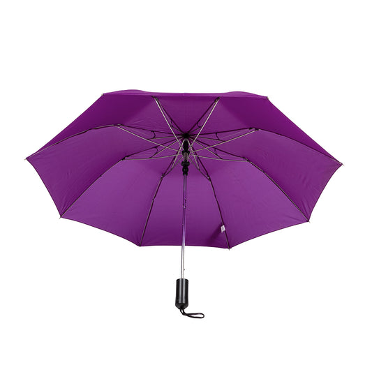 Plum Breeze Auto-Open Umbrella – Elegant Shield from Sun & Rain