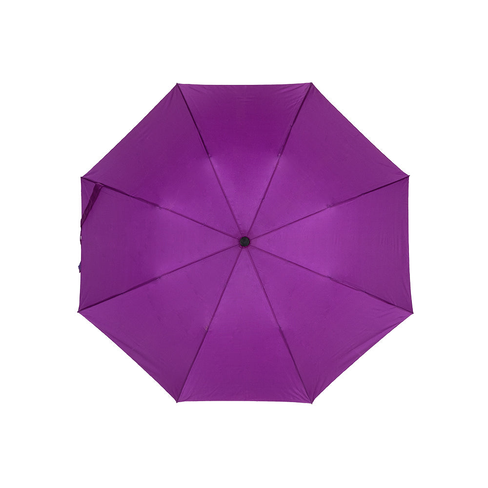 Plum Breeze Auto-Open Umbrella – Elegant Shield from Sun & Rain
