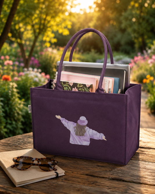 Purple Embrace Muse Tote – Express Your Freedom