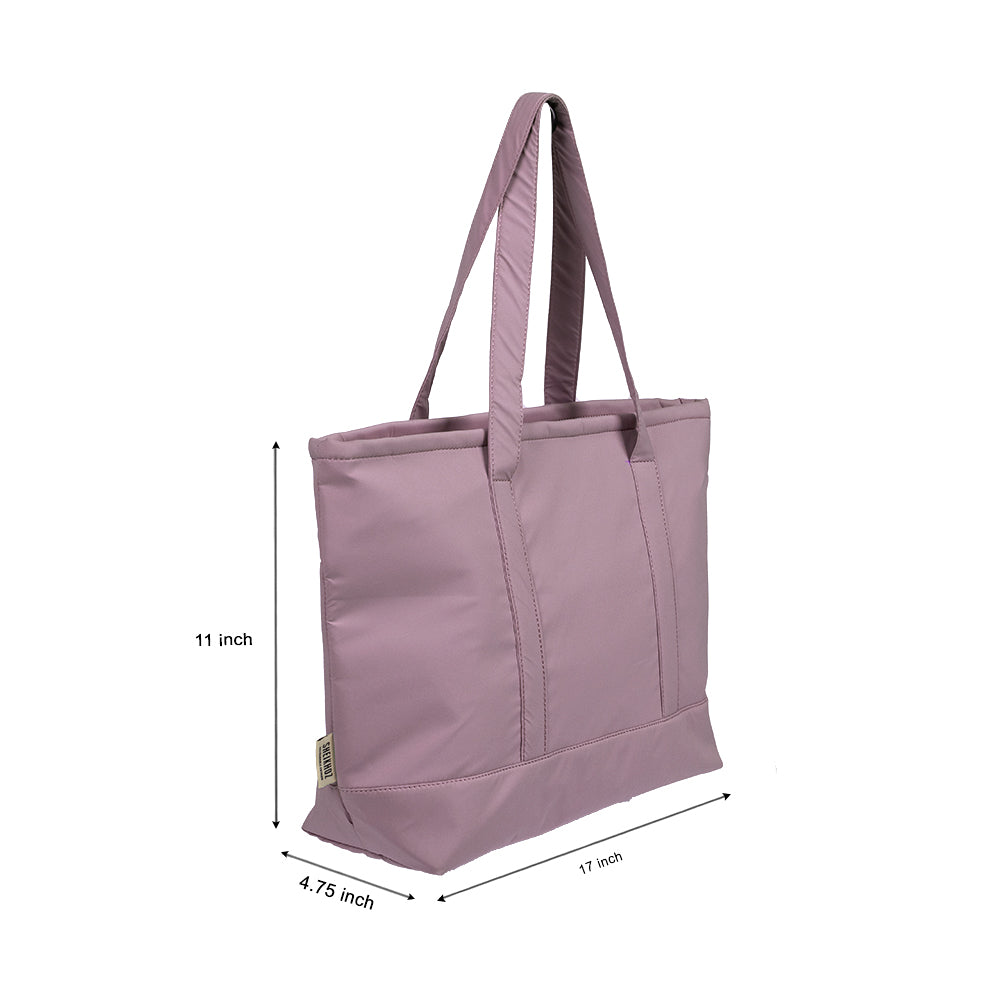 Pink Lavender Soft Waterproof Tote – Dustproof, Lightweight & Everyday Chic