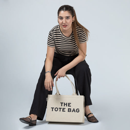 The Tote Bag - Off White Canvas Bag