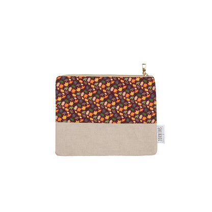 Autumn Whisper Cotton Pouch – Warm & Timeless Charm