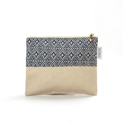 Argyle Cosmetic Pouch – Jute & Cotton Charm