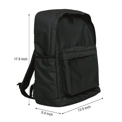 UrbanGuard 20L Black Laptop Backpack – Sleek, Smart & Waterproof