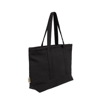 Ink Black Charm Tote – Stylishly Strong, Perfect for College Life