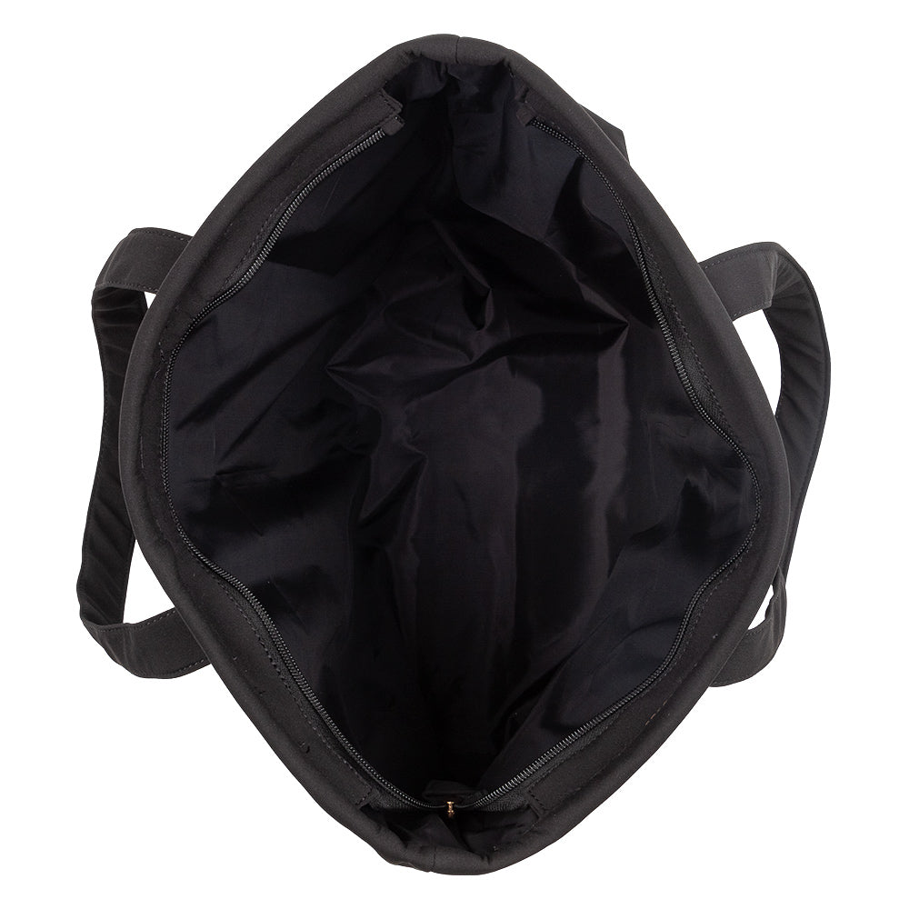 Ink Black Charm Tote – Stylishly Strong, Perfect for College Life
