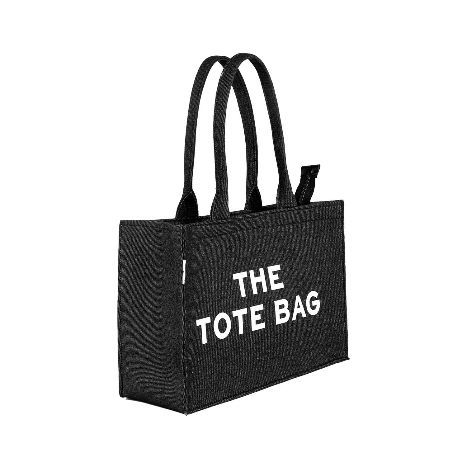 Black tote bag