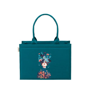 Ethereal Muse Tote – Abstract Girl Print