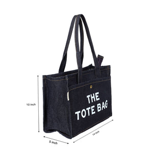 Urban Denim "The Tote Bag" – Casual Statement Handbag