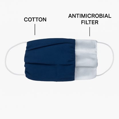 Antimicrobial Face Mask - Blue