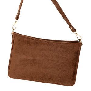 Classic Mini Brown Velvet Tote Bag – Elegant and Eco-Friendly Handbag