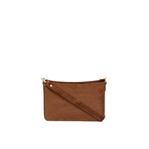 Classic Mini Brown Velvet Tote Bag – Elegant and Eco-Friendly Handbag