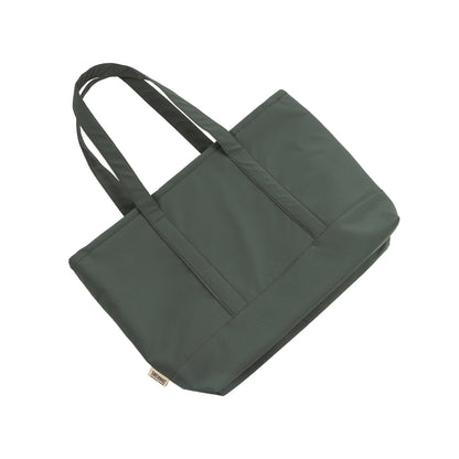 Mist Green Tote – Waterproof College & Shoulder Bag for Girls