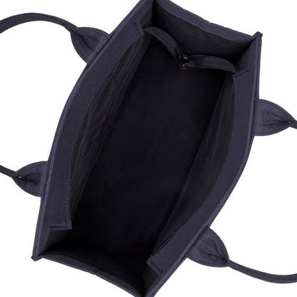 Royal Bloom Purple Canvas Tote – Floral Edition