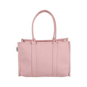 Plain Striped Tote - Pink Tote Bag