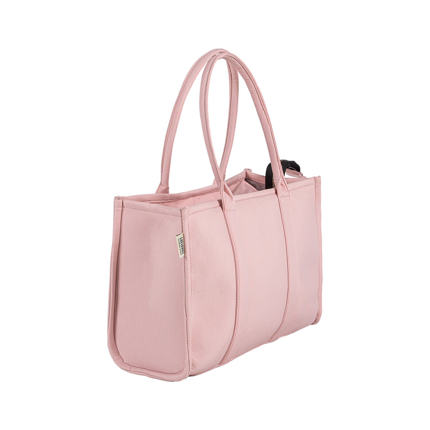 Plain Striped Tote - Pink Tote Bag