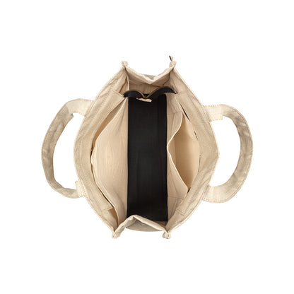Offwhite Selfie Muse Soft Tote – Eco-Chic Statement Handbag