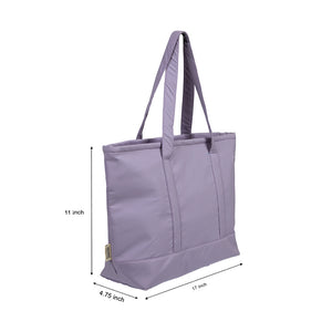 Mocha Mauve Tote – Waterproof Shoulder & College Bag for Girls
