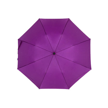 Plum Breeze Auto-Open Umbrella – Elegant Shield from Sun & Rain