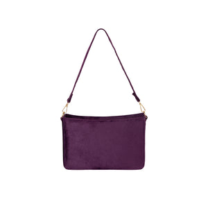 Classic Mini Purple Velvet Tote Bag – Sustainable and Stylish Handbag