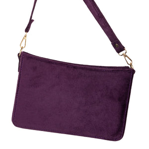 Classic Mini Purple Velvet Tote Bag – Sustainable and Stylish Handbag