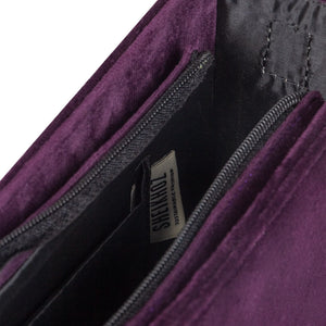 Classic Mini Purple Velvet Tote Bag – Sustainable and Stylish Handbag