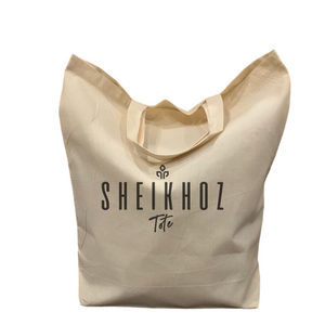 SHEIKHOZ Cotton Tote Bag for Women - Reusable Multi-Purpose Cotton Bags for School, Gym, and Shopping