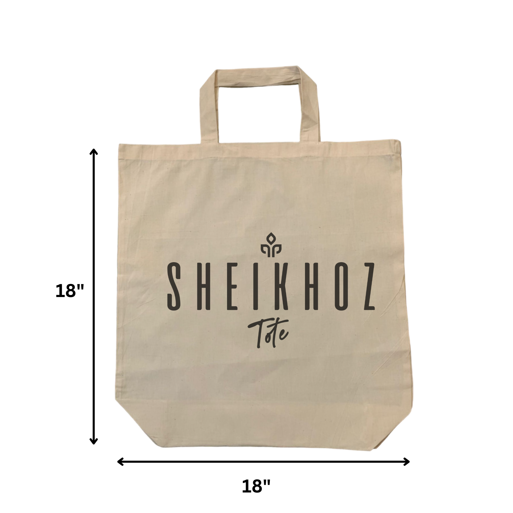 SHEIKHOZ Cotton Tote Bag for Women - Reusable Multi-Purpose Cotton Bags for School, Gym, and Shopping