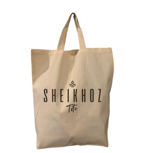 SHEIKHOZ Cotton Tote Bag for Women - Reusable Multi-Purpose Cotton Bags for School, Gym, and Shopping