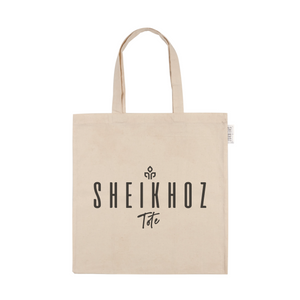 SHEIKHOZ Reusable Cotton Tote Bag - 140GSM Perfect for Everyday Use