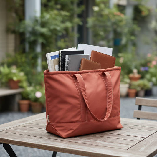 Blush Breeze Tote – Waterproof Shoulder & College Bag for Girls