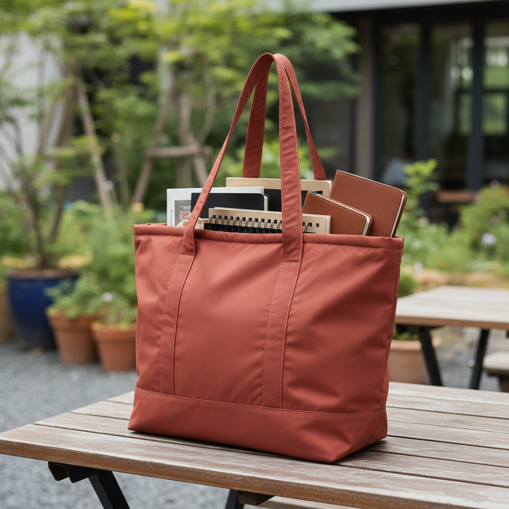 Blush Breeze Tote – Waterproof Shoulder & College Bag for Girls