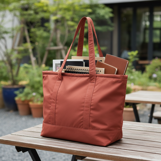 Blush Breeze Tote – Waterproof Shoulder & College Bag for Girls