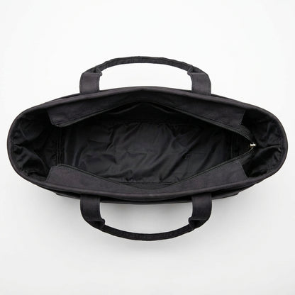 Deep Charcoal Grey Focus and bloom Women Tote Bag