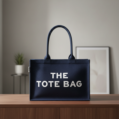 The Tote Bag - Navy Denim Mimi Bag